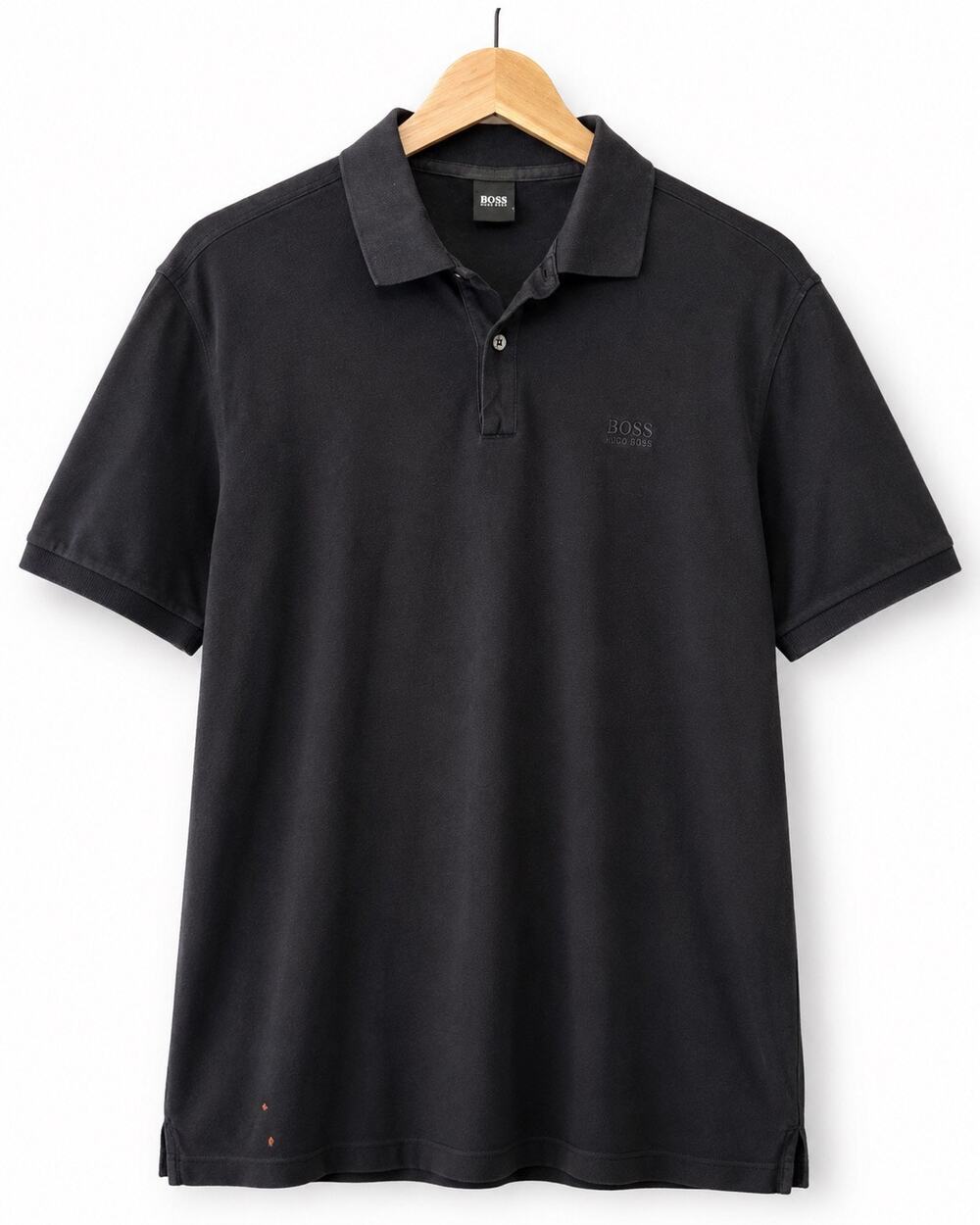 BOSS Hugo Boss Men’s XXL Black Pima Cotton Regular Fit Polo Shirt
